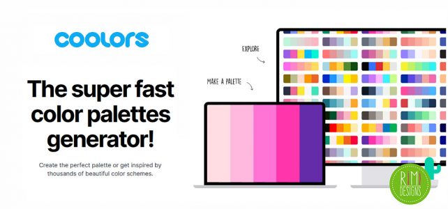 Coolors: A Super Fast Colour Palettes Generator