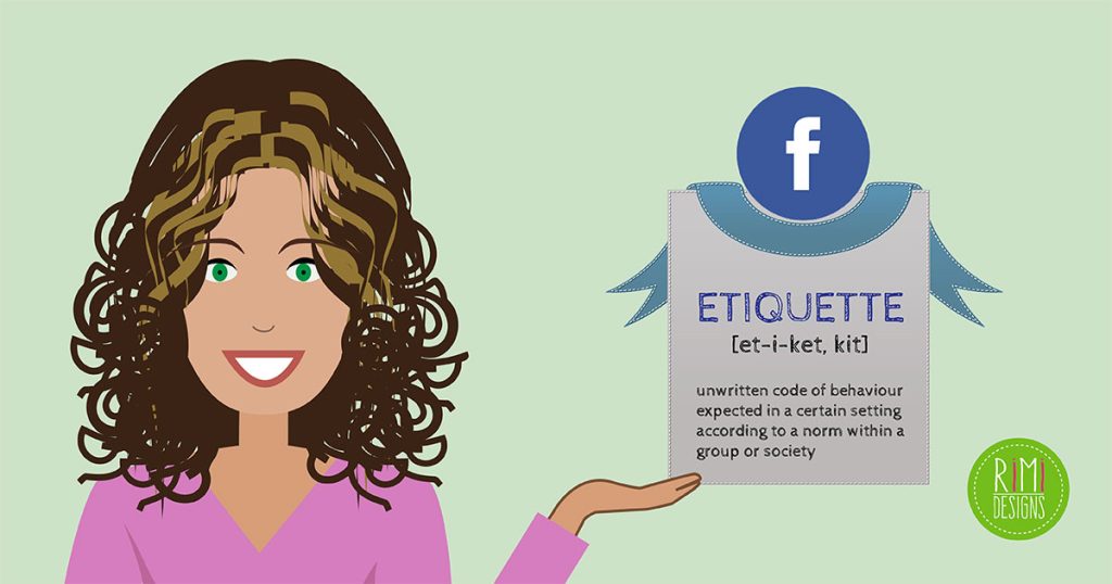 Rimidesigns Facebook Etiquette