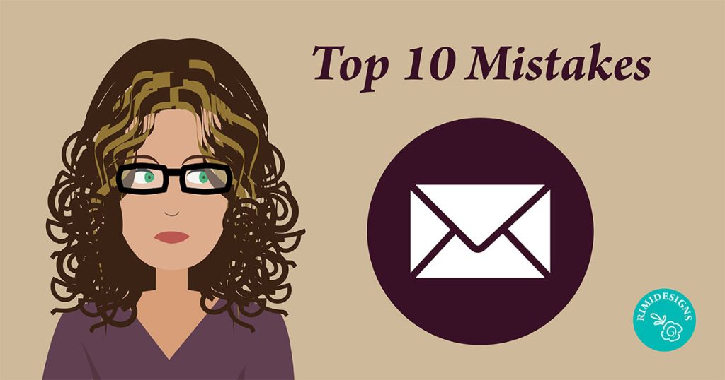 Rimidesigns Top Email Mistakes