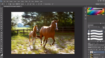 Photoshop Tutorial – Using the Motion Blur Filter