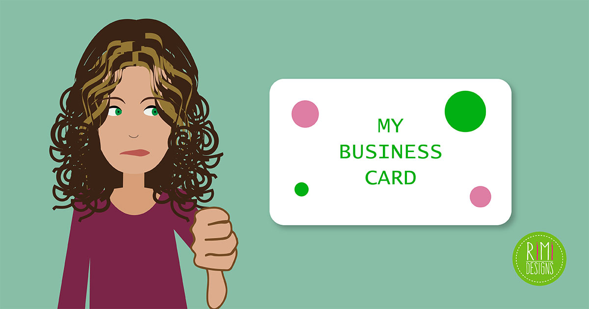 Is Your Business Card a Flop?