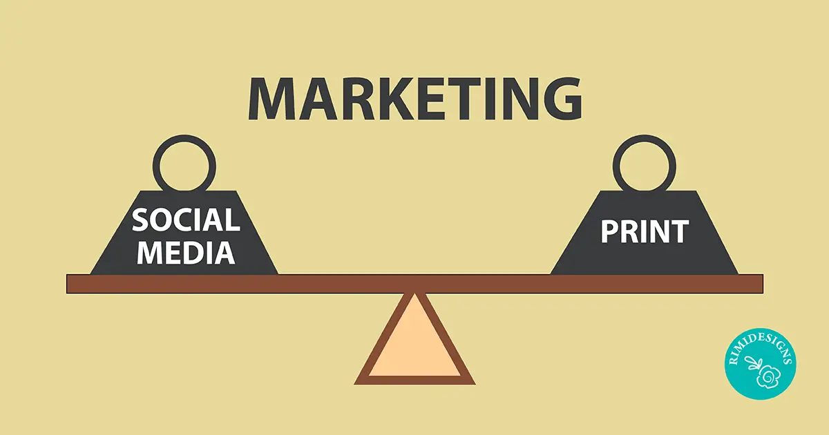 Finding the Balance Between Social Media and Print Marketing