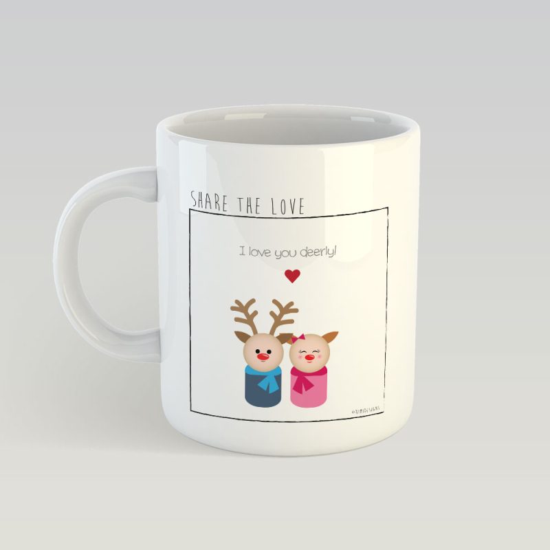 I love you deerly MUG