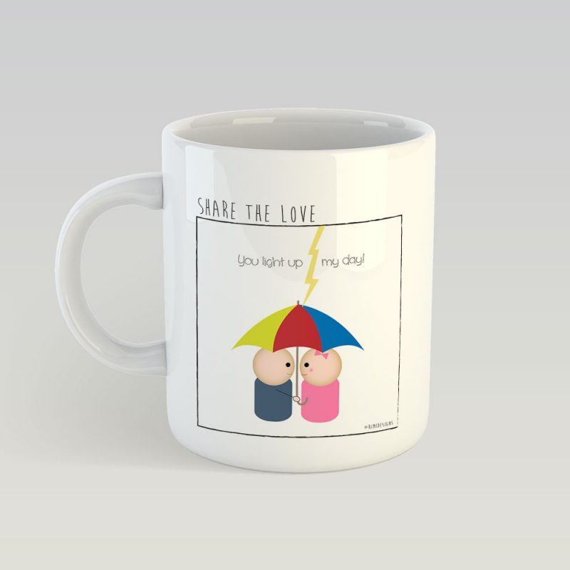 You light up my day MUG