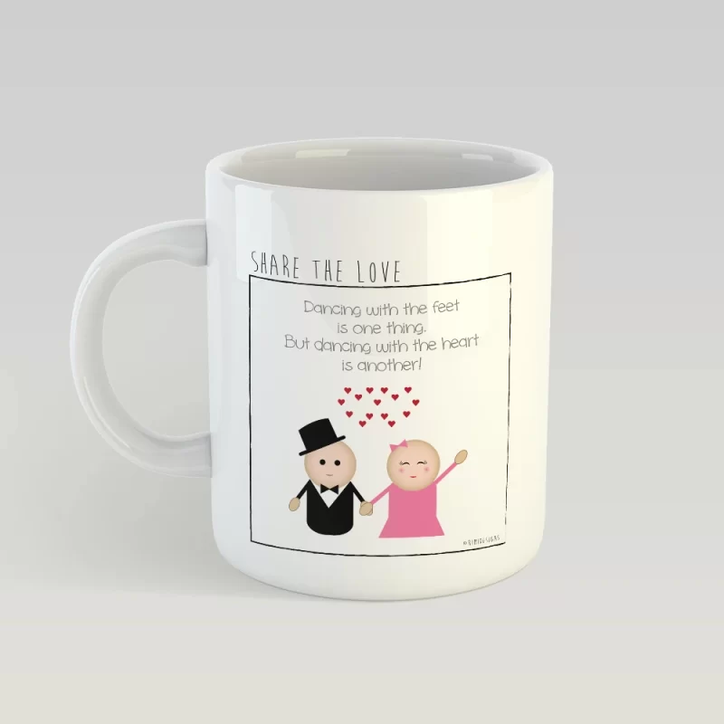 Dancing with the heart MUG