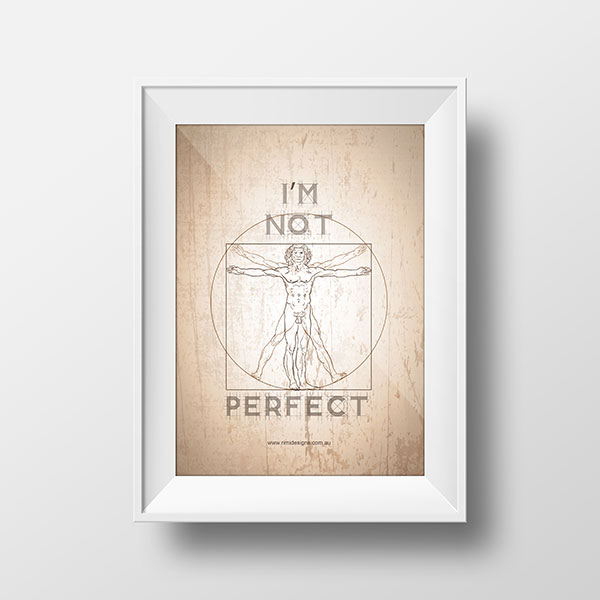 I'm not perfect | Rimidesigns