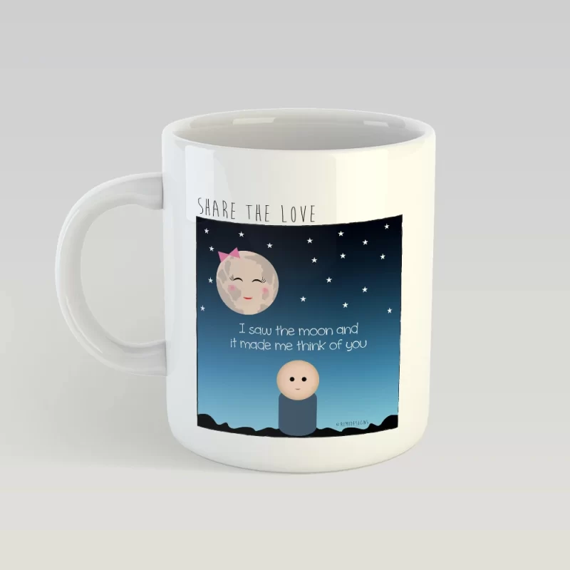 I saw the moon MUG