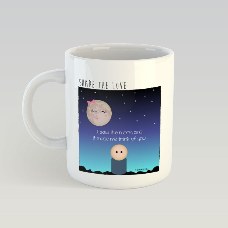 I saw the moon MUG