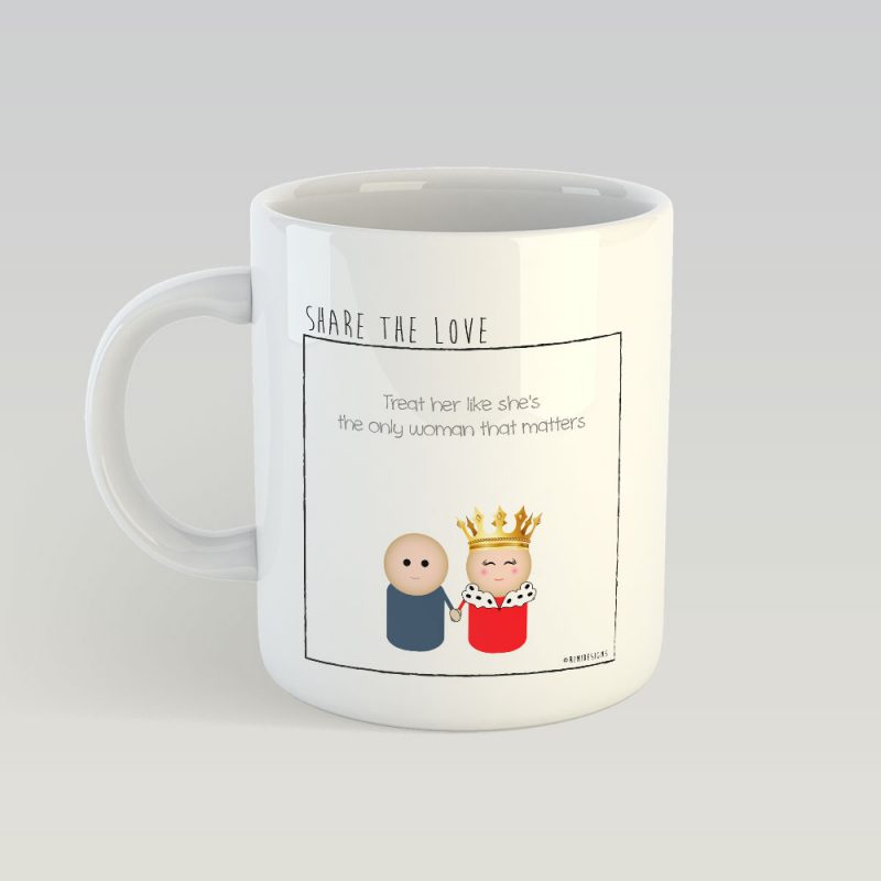 The only woman MUG