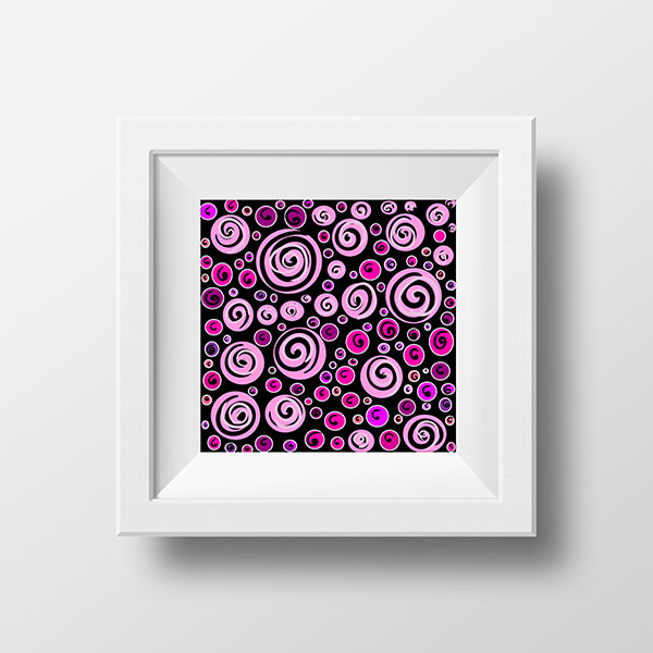 Pink swirls | Rimidesigns