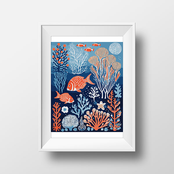 Coral Reef Blue | Rimidesigns