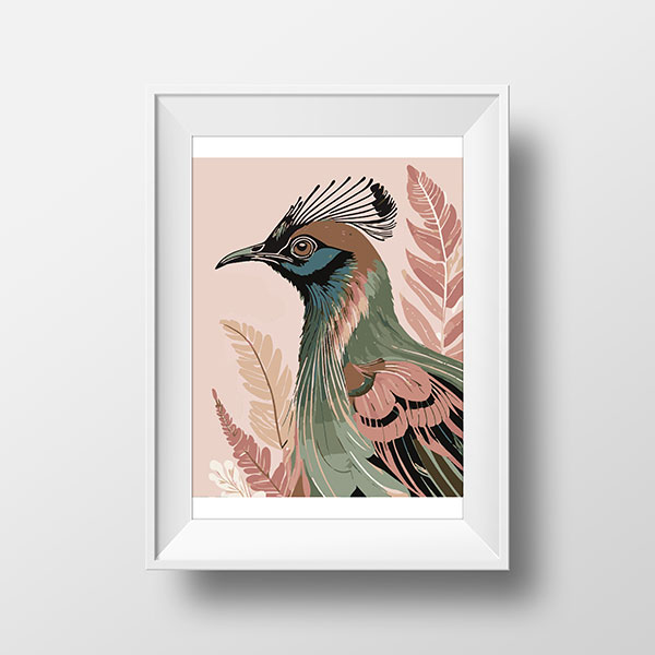 Lyrebird Pink | Rimidesigns