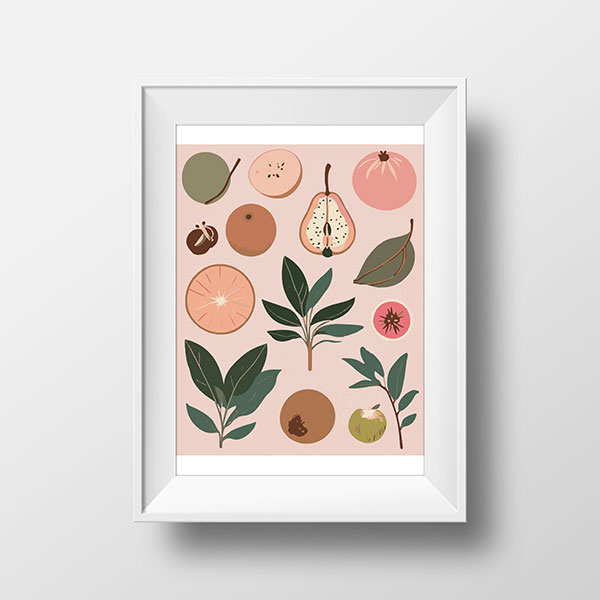 Native Fruit Pink | Rimidesigns