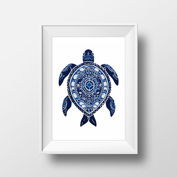 Sea Turtles Blue | Rimidesigns