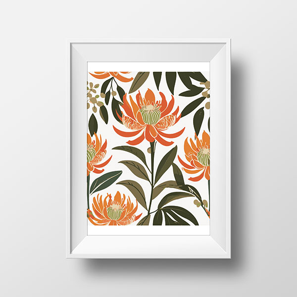 Waratah Orange | Rimidesigns