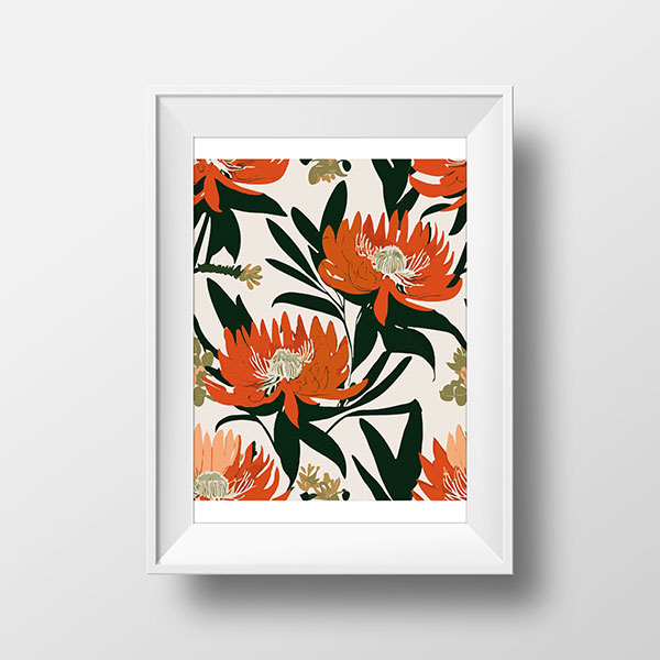 Waratah Orange | Rimidesigns