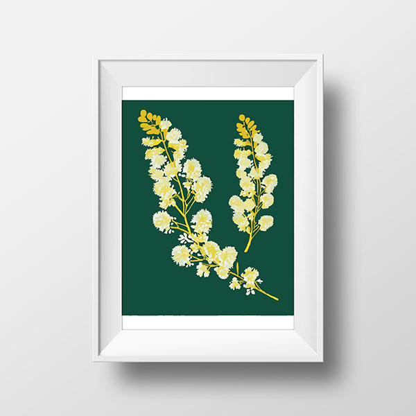 Wattle Green & Gold | Rimidesigns