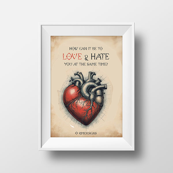 Love and hate | Rimidesigns